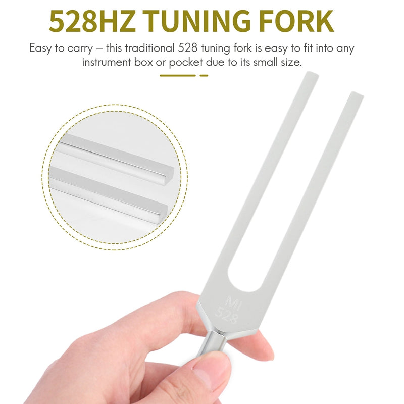 Trending Now Tuning Fork 528C 528HZ Tuner with Mallet Set for DNA Repair Healing Nervous System Testing Tuning Fork Health Care