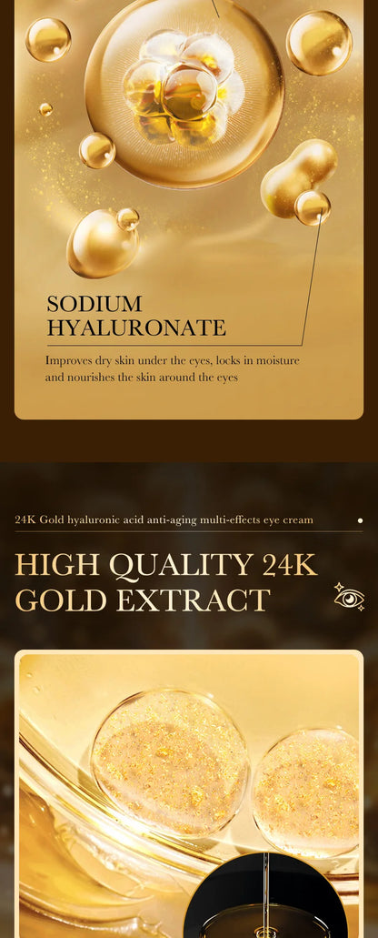 24k Gold Hyaluronic Acid Nicotinamide Face Serum Anti Aging Facial Lifting Collagen Cream Skin Care Whitening Eye Care Cleanser