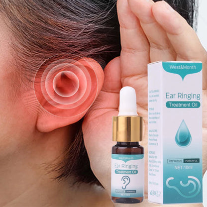 1PC Tinnitus Oil For Improved Ear Health Hearing Ear Ringing Drops Alleviate Deafness Tinnitus Itching Earache