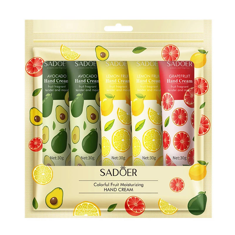 15pcs Avocado Sakura fragrant Hand Cream Sets Moisturizing Repair Anti Dry Nourishing Hands skincare Lotion Sets Hands Care