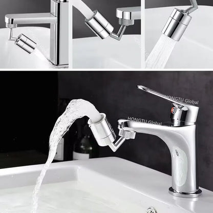 Metal 720° Universal Kitchen Faucet Spray Head Aerator Bathroom Tap Rotate Faucet Bubbler Saving Water Tap Nozzle Extender