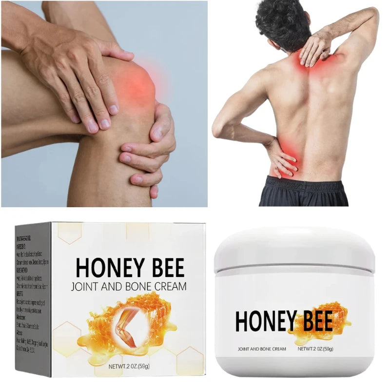 Honey Bee Joint Bone Cream Natural Honey Bee Venom Cream Lumbar Spine Hand Foot Care Cream Bone Health Body Care