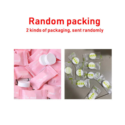 Face Mask Paper Disposable Facial Masks Papers Natural Skin Care Compressed Wrapped Masks DIY Women Makeup Face Beauty Tool