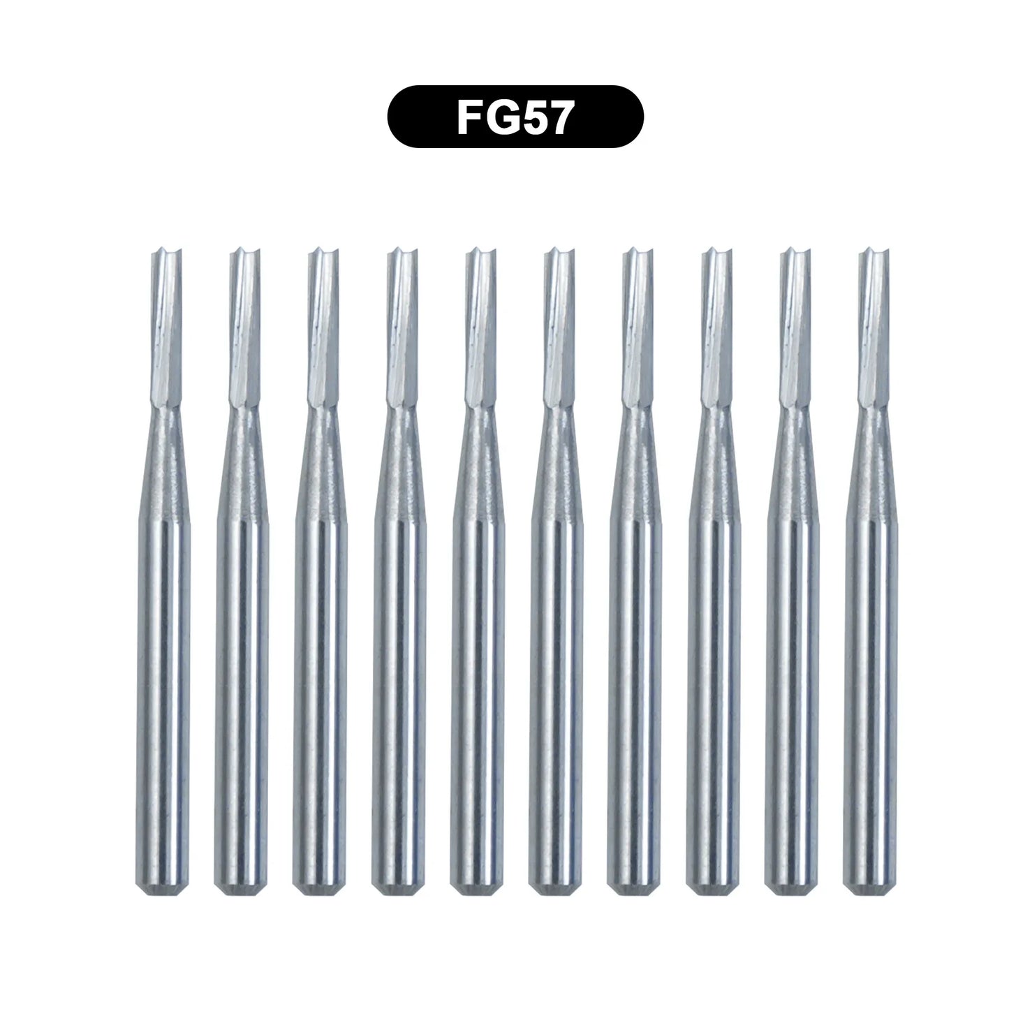 10Pcs/Box WellCK FG Bur Dental Carbide Burs Pear-Shaped Type Dia 1.6mm For High Speed Tungsten Steel Burs FG330 FG556 FG245 FG34