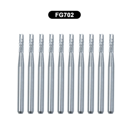 10Pcs/Box WellCK FG Bur Dental Carbide Burs Pear-Shaped Type Dia 1.6mm For High Speed Tungsten Steel Burs FG330 FG556 FG245 FG34