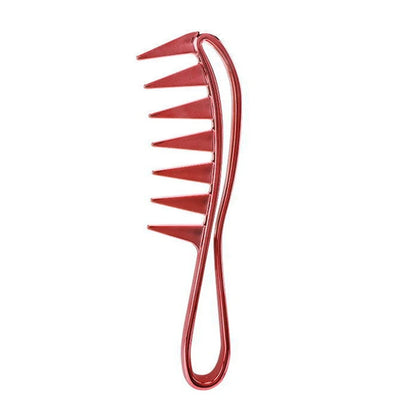 Hairdresser Portable Multi Color Wide Teeth Shark Plastic Hair Comb Detangler Curl Massage Hairdressing Brush Salon Styling Tool