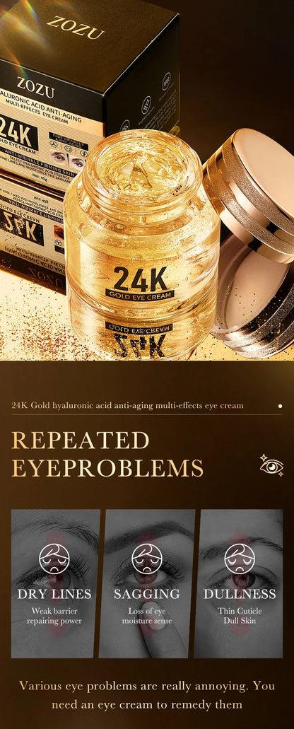 24k Gold Hyaluronic Acid Nicotinamide Face Serum Anti Aging Facial Lifting Collagen Cream Skin Care Whitening Eye Care Cleanser