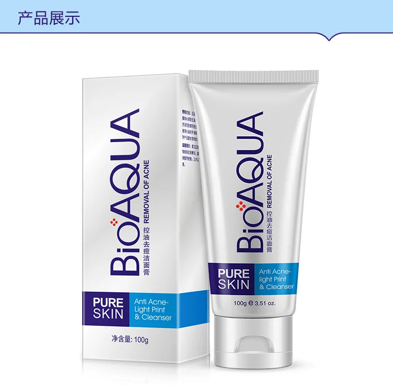 BIOAQUA 3pcs/set Firming Skin Care Sets Firming Oil Control Refreshing Face Cream Facial Cleanser Serum Face Care Set