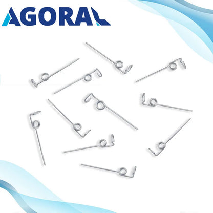 10Pcs/Pack Dental Orthodontic Rotating Spring Wire Upright Clockwise Counterclockwise Springs CW/CCW Ortho Accessory