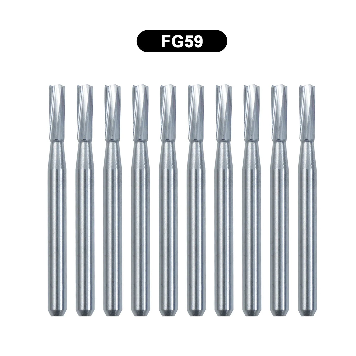 10Pcs/Box WellCK FG Bur Dental Carbide Burs Pear-Shaped Type Dia 1.6mm For High Speed Tungsten Steel Burs FG330 FG556 FG245 FG34