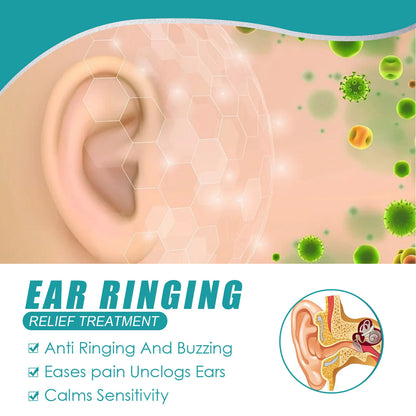 1PC Tinnitus Oil For Improved Ear Health Hearing Ear Ringing Drops Alleviate Deafness Tinnitus Itching Earache