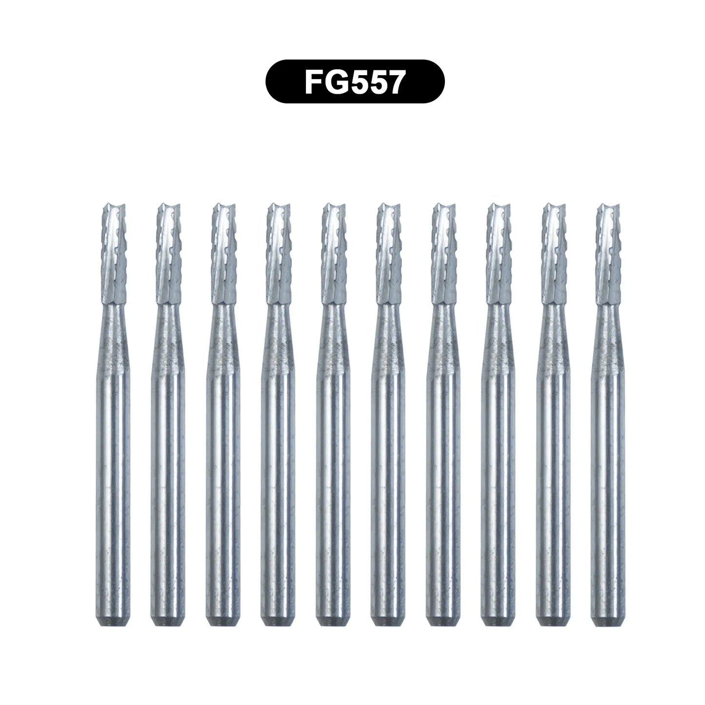 10Pcs/Box WellCK FG Bur Dental Carbide Burs Pear-Shaped Type Dia 1.6mm For High Speed Tungsten Steel Burs FG330 FG556 FG245 FG34