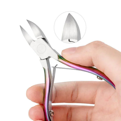 Nail Cutter Cuticle Nippers Paronychia Nail Clippers Profesional Ingrown Toenail Scissors Dead Skin Removal Pedicure Tool New