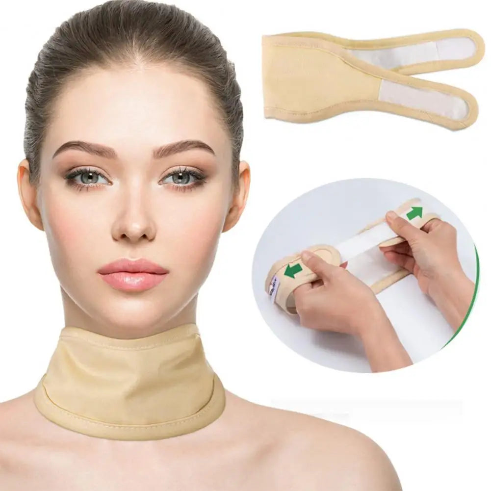 Castor Oil Neck Pack Elastic Band Compress Pad Neck Care Painless Improve Sleep Essential Oil Conditioning Neck Wrap Health Care