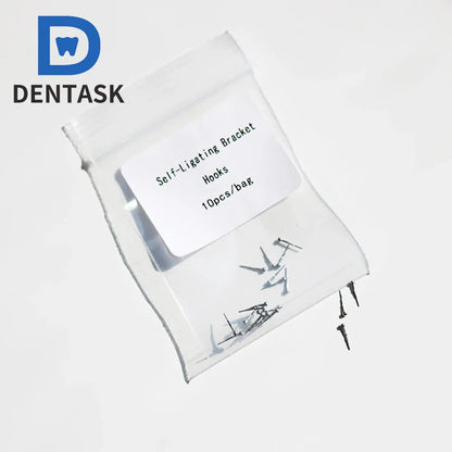 Dental Orthodontic Self-Ligating Bracket Hooks for braces Traction Hook Fixed Teeth Crimpable Hook 10pcs/Bag Dentistry Tools